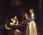 杰拉德 特 博尔奇 : Woman Reading A Letter